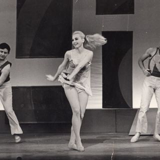 Dayne Cory, Laurel Eastment & Evan Jones in 'Danse Jeune', 1970.