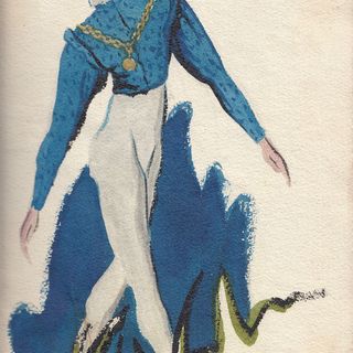 'Swan Lake' Act 2 costume design by Greg Hannas. Courtesy Judith and Wendy Lowe.