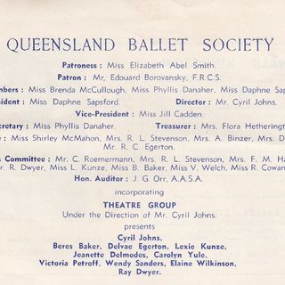 Queensland Ballet Society