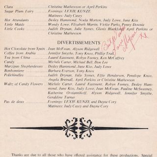 'The Nutcracker' cast list