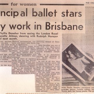 The Courier-Mail, 19 February 1970. Courtesy Kathryn Brown née Hanger