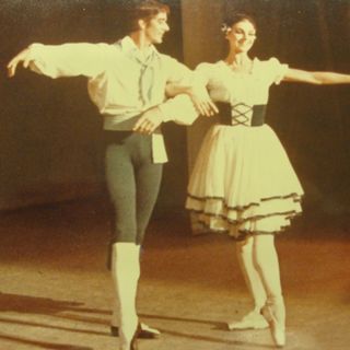 Garth Welch and Marilyn Jones dancing 'The Flower Festival'. Courtesy the Dayne Cory Collection, SLQ.