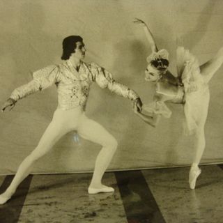 Colin Kratzing and Inara Svalbe in 'The Nutcracker'. Courtesy Dayne Cory Collection, SLQ.