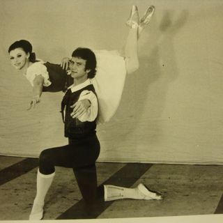 Judith Lowe and Graeme Collins in 'Coppelia'. Courtesy Dayne Cory Collection, SLQ.