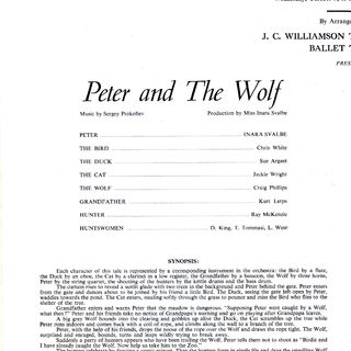 'Peter & the Wolf' cast