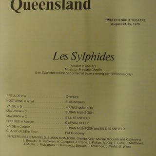 'Les Sylphides' cast