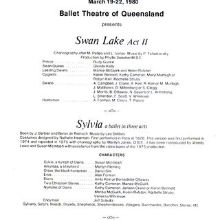 'Swan Lake' Act II cast