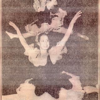 Marnie Boreham and Leanne Edelstein in 'Symphony in C'. The Courier Mail, 5 May 1985.