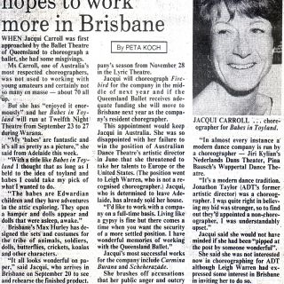 The Courier Mail, 13 September 1986.