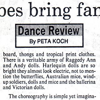 Review, The Courier Mail, 24 September 1986.
