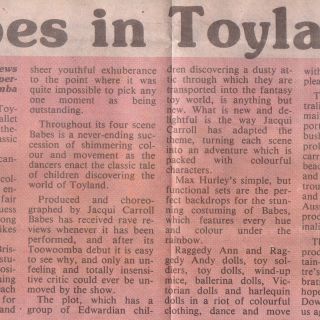 Review, The Downs Star, 15 October 1986.