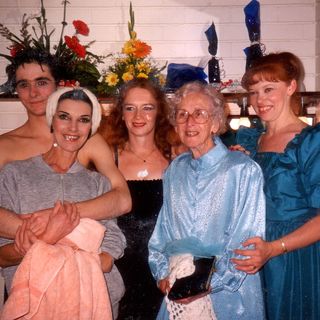 The Ballet Gala 1987 with Stanton Welch, Marilyn Jones, Wendy Lowe, Phyllis Danaher and Judy Lowe. Courtesy QPAC Museum