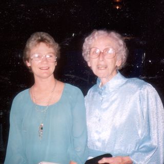 Pamela Proud and Phyllis Danaher. Courtesy QPAC Museum