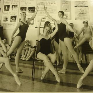 The dancers in rehearsal. Courtesy Dayne Cory Collection, SLQ.