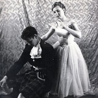 Laurel Eastment & Dennis Young  in 'Graduation Ball - divertissement 'La Sylphide & The Scotsman"