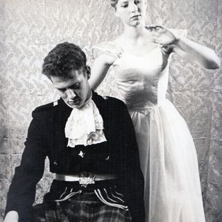 Laurel Eastment & Dennis Young  in 'Graduation Ball - divertissement 'La Sylphide & The Scotsman"