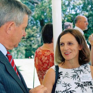 The Honourable Peter Arnison & BTQ President Kim Swan, 2003