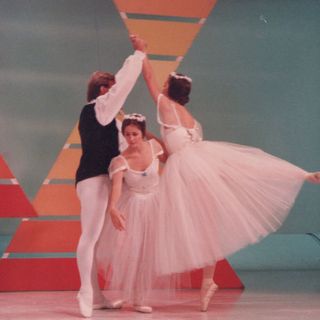 Image from a TV Studio segment of "Les Sylphides'