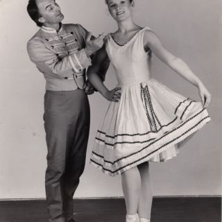 Leslie White & Nadine Sayers in 'Le Beau Danube', 1983