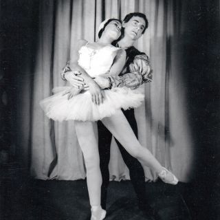 Lexie Kunze & Dayne Cory in  'Swan Lake (Act 2)', 1963