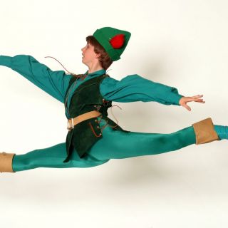 Shae Wright as Peter Pan. Image by Tom Baker