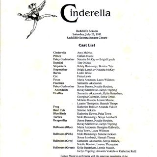 1991 Redcliffe cast list