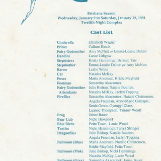 1991 Brisbane cast list