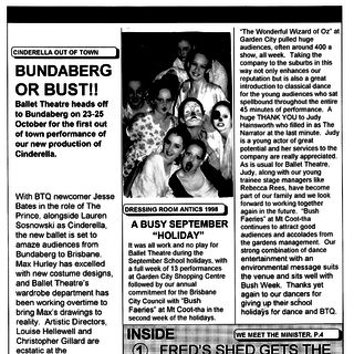 Bundaberg or Bust!! in Ballet Theatre News, October 1998