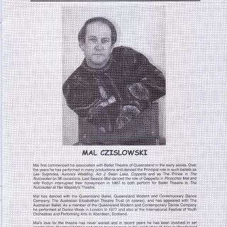 Guest artist Mal Czislowski