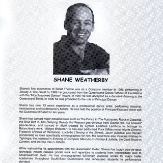 Artistic Director Shane Weatherby